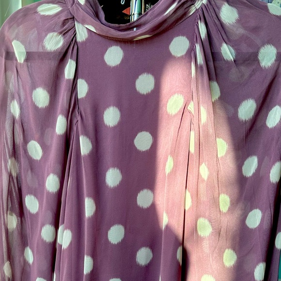 Sold .Anthropologie long sleeve Sheer Dress NWT - Picture 13 of 16